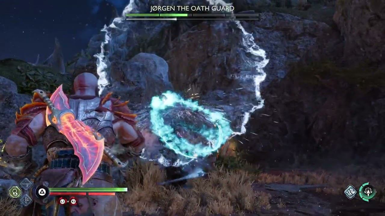 Leviathan AXE vs Traveler - God of War Ragnarök | PS5 смотреть онлайн