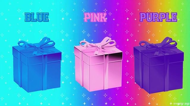Elige tu regalo 💙azul vs 💗rosa vs violeta💜Escolha seu presente💖Choose your gift. смотреть онлайн