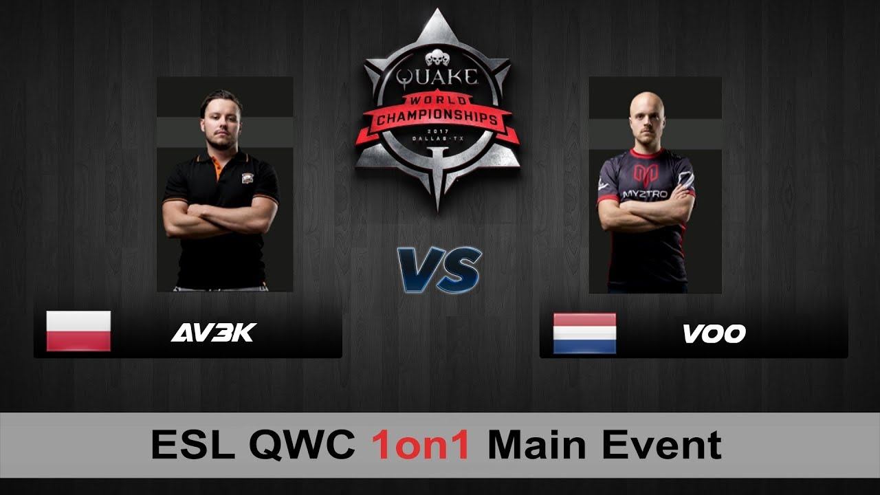 Av3k vs Vo0 | QC 1on1 QWC QuakeCon 2017 [Quarterfinals] смотреть онлайн