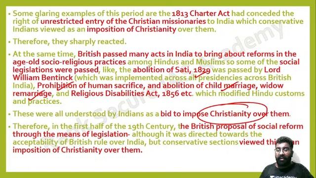Major Causes of the Revolt of 1857 | Spectrum Modern India for UPSC смотреть онлайн