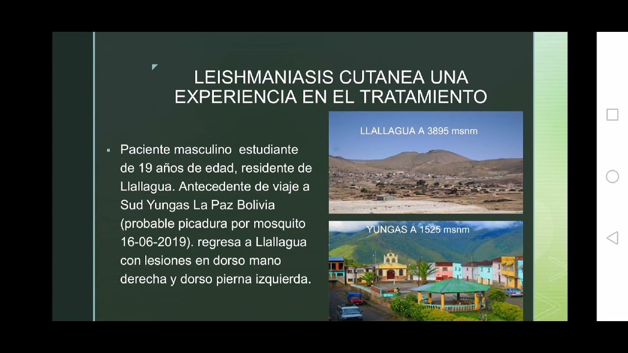 CASO CLÍNICO LEISHMANIASIS UNA EXPERIENCIA EN EL TRATAMIENTO смотреть онлайн