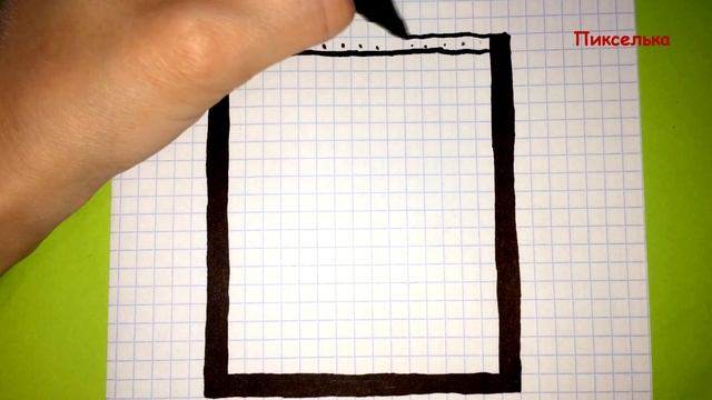 Как Рисовать Фотографию с Сердечком по Клеточкам ♥ Рисунки по Клеточкам #pixelart