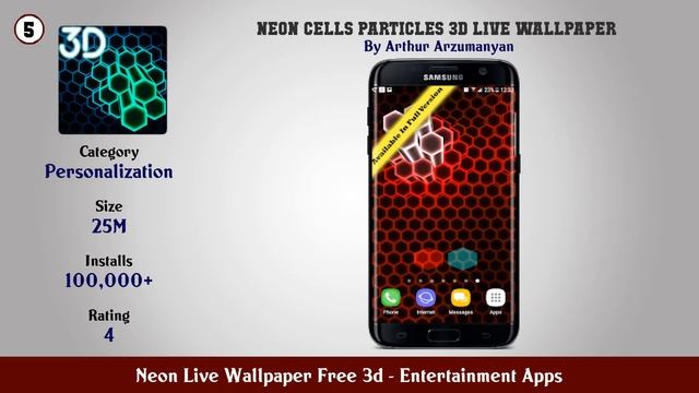 Top 10 Neon Live Wallpaper Free 3d Android Apps смотреть онлайн