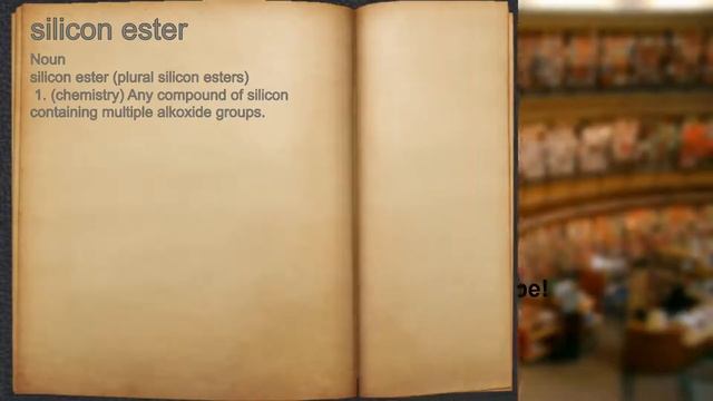 What does silicon ester mean? смотреть онлайн