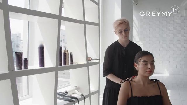 GREYMY. Укладка для длинных волос в домашних условиях. Идеальное выпрямление