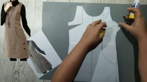 Моделирование. Сарафан с застежкой на одну сторону. Способ обработки № 1492.