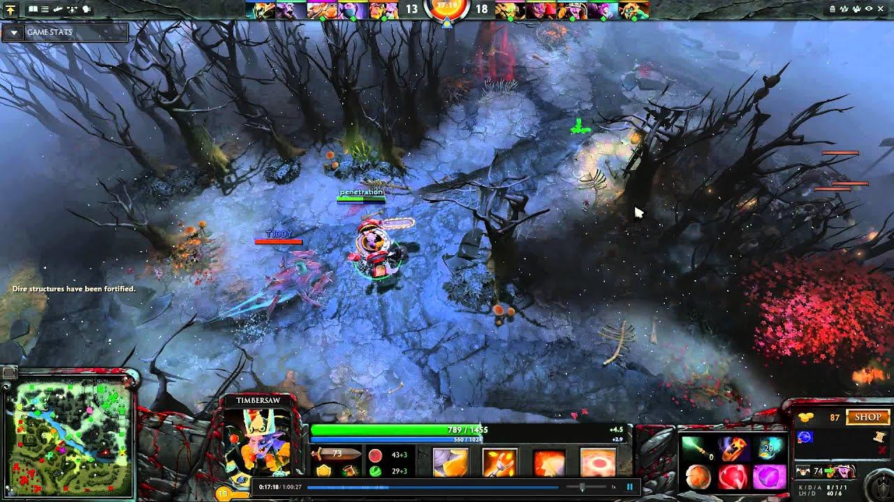 DotA 2 - Terrific Timing by Timbersaw смотреть онлайн