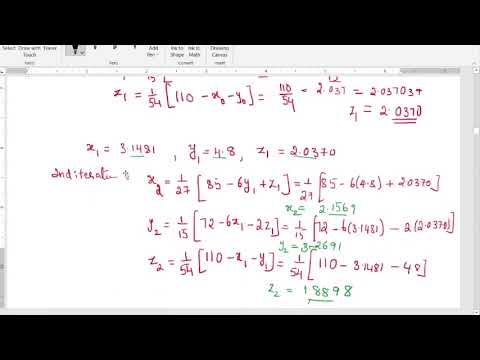 M2-{Friday's class-25-06-2021} UNIT-3 Gauss-Jacobi and Gauss-Seidel Iteration methodsPart-10 смотреть онлайн