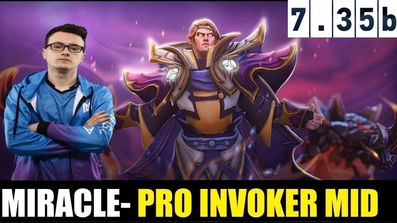 🔥MIRACLE- [INVOKER]  MID 7.35B - DOTA 2 HIGHEST MMR #dota2  #dota2gameplay  #miracle