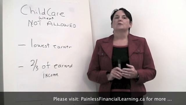 When is childcare expense not tax deductible смотреть онлайн