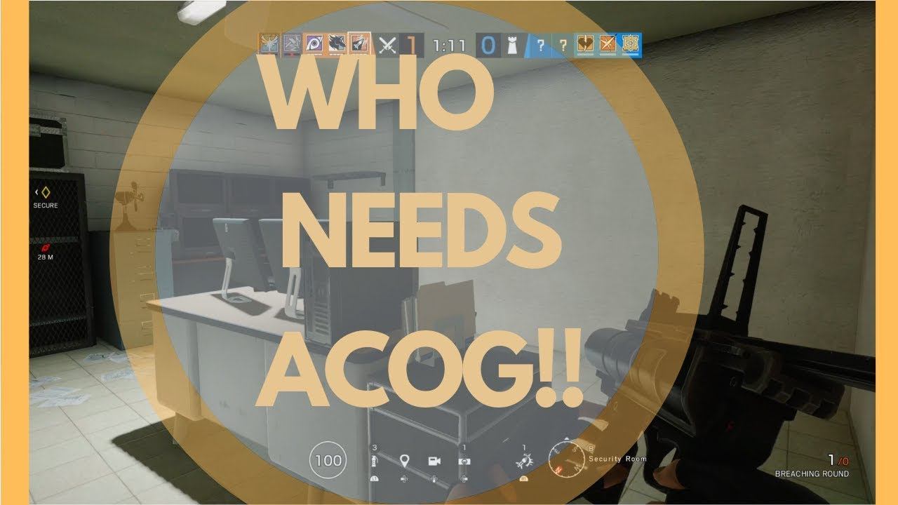 RAINBOW SIX SIEGE WHO NEEDS ACOG!! смотреть онлайн