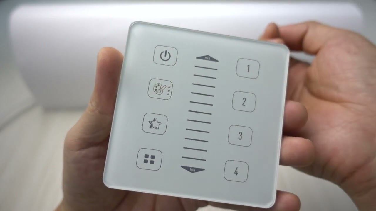 BLE Mesh Remote Controller LED Strip Light Dimmer Smart Lighting System Wall Panel смотреть онлайн