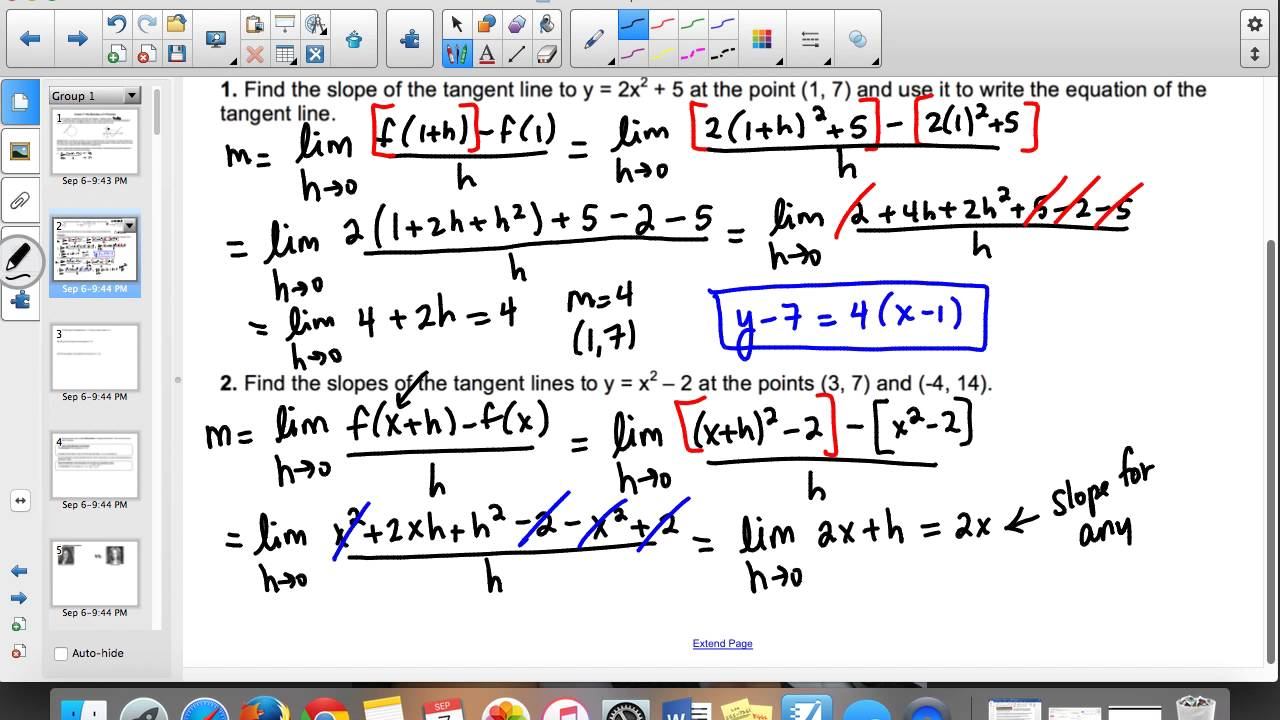 Section 9 AP Calculus: Derivative of a Function смотреть онлайн
