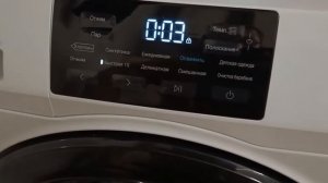 Обзор стиральной машины Haier HW60-BP10919B. Пример работы