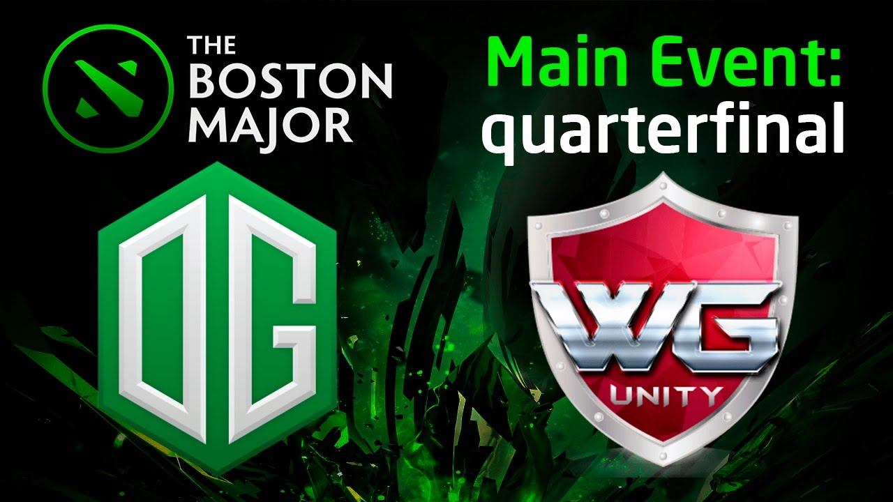 OG vs WG - Boston Major - QuarterFinal Match Dota 2 смотреть онлайн