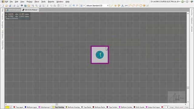 Altium Designer - Membuat PCBLIB/Footprint 2 смотреть онлайн