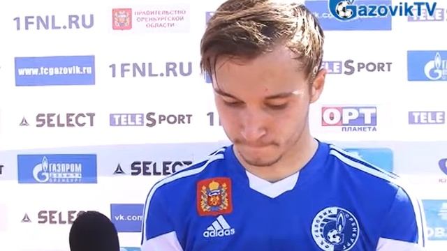 Послематчевое интервью Максима Барсова. смотреть онлайн