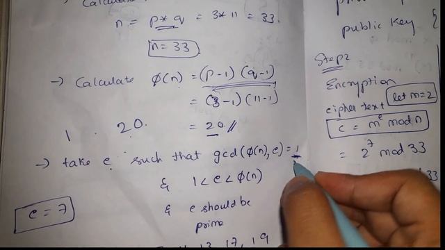 CRYPTOGRAPHY & NETWORK SECURITY Unit-2 RSA Algorithm смотреть онлайн