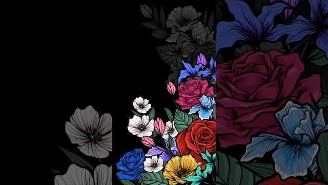 [WOOGA] Black flower field ( Animated + AOD ) смотреть онлайн