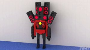 LEGO Upgraded Titan Speaker Man  Noob, Pro, HACKER!  (Skibidi Toilet)