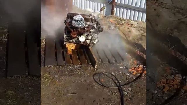 Газель. Мойка двигателя перед ремонтом 23 апреля 2020 г. смотреть онлайн