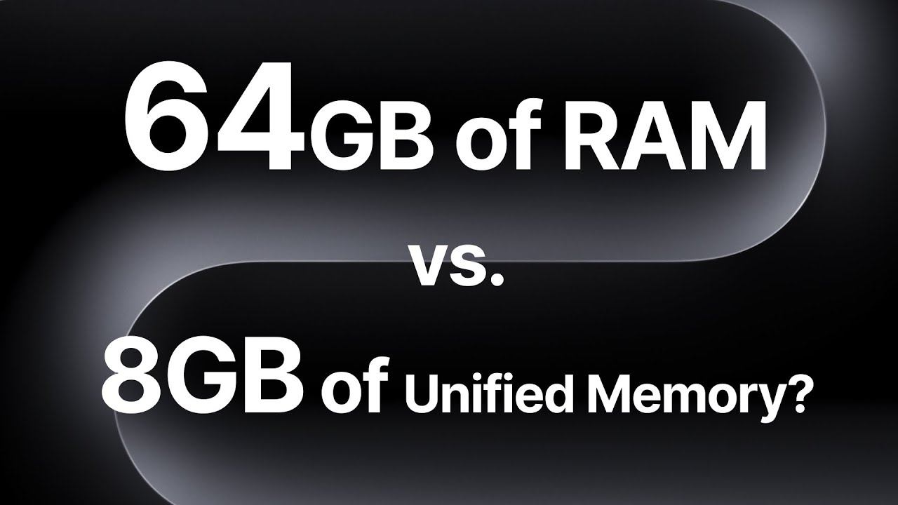 Stress Test: 8GB of Unified Memory vs. 64GB of RAM смотреть онлайн