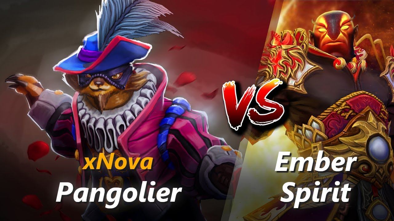 xNova mid Pangolier vs Ember Spirit | First 10 minutes смотреть онлайн