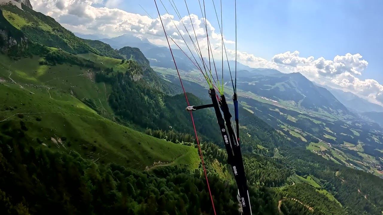 Kossen paragliding testival trying Advance Sigma 11 смотреть онлайн