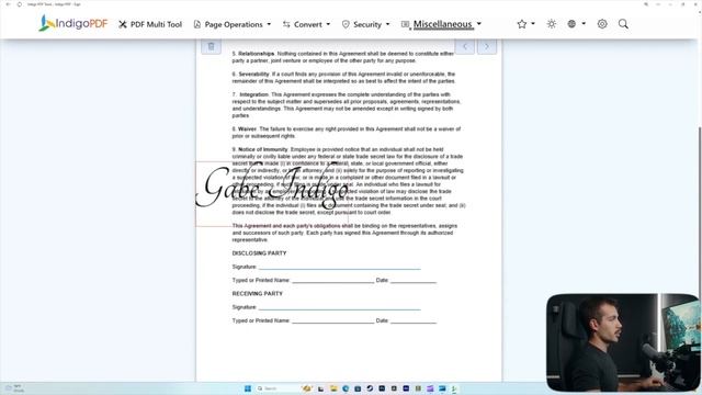 Sign PDFs Digitally with Indigo PDF смотреть онлайн