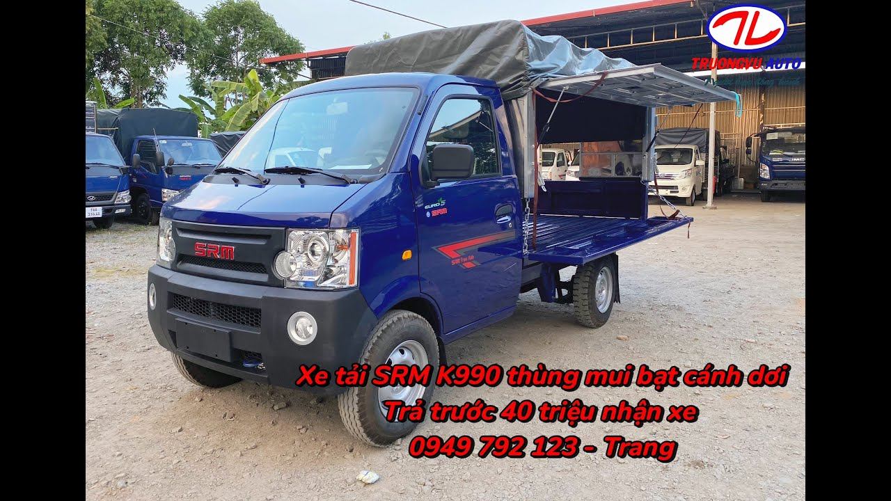 Xe tải SRM K990 thùng mui bạt cánh dơi | 0949 792 123 смотреть онлайн