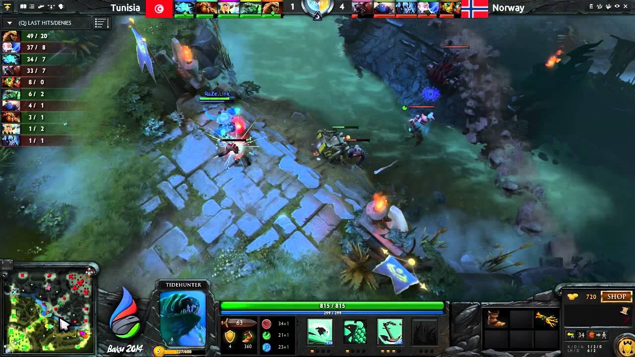 6th e-Sports WC DOTA2 Group D Tunisia vs Norway смотреть онлайн
