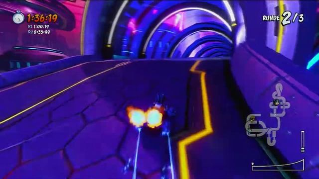 CTR:NF Time Trial - Electron Avenue 2:58:89 (glitchless) смотреть онлайн