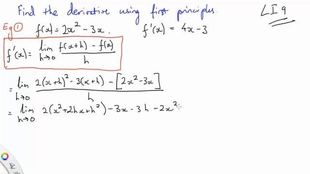 9 Differentiation from first principles смотреть онлайн