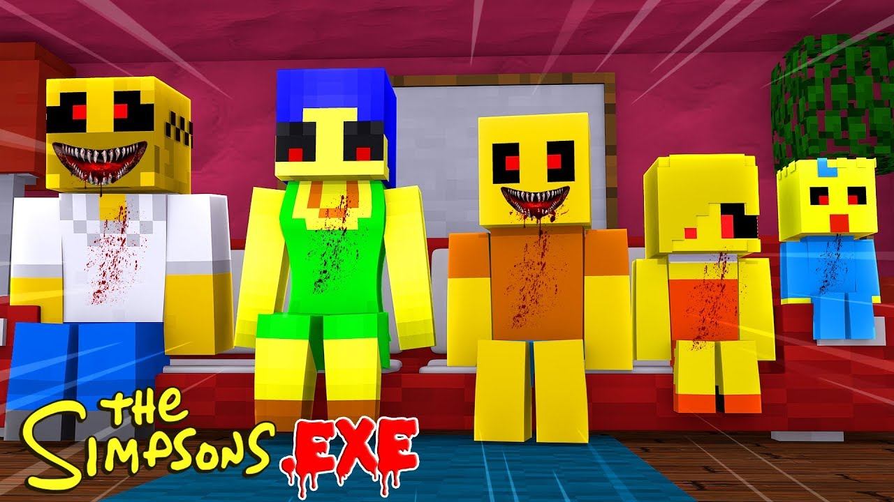 HELLO NEIGHBOUR CREATES SIMPSONS.EXE| Minecraft Little Kelly смотреть онлайн