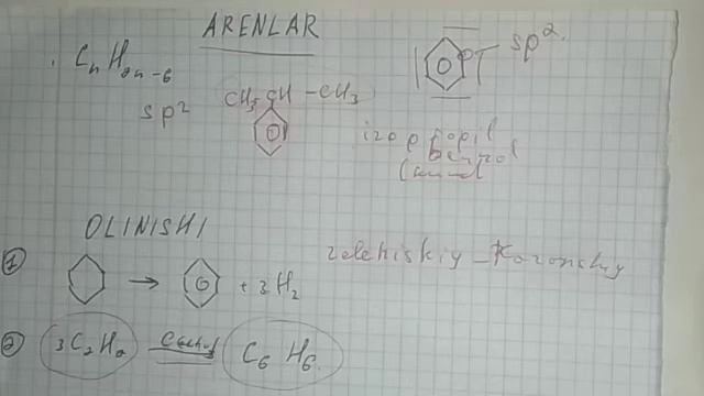 Organik kimyo. Arenlar. Reaksiyalar смотреть онлайн