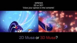 Winx Club: Sirenix 2D VS Sirenix 3D - Transformation Clips