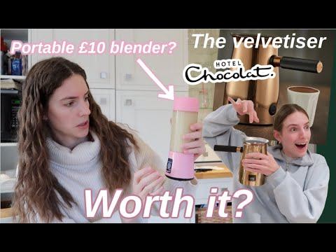 Testing Food Gadgets so you don't have to *hotel chocolat VELVETISER* смотреть онлайн