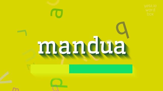 HOW TO SAY MANDUA? #mandua смотреть онлайн