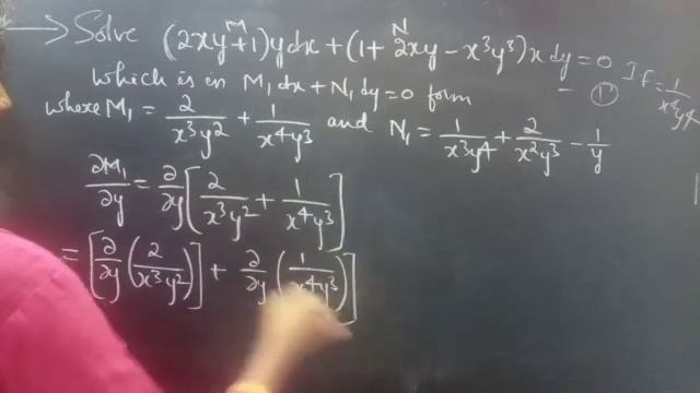 (2xy+1)ydx+(1+2xy-x^3y^3)xdy=0 #NonExact L578 @MathsPulseChinnaiahKalpana смотреть онлайн
