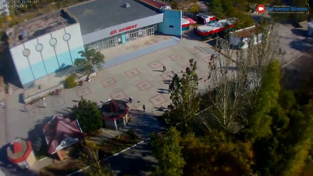 Центр Щёлкино, 31.10.2015 - time-lapse с камеры 3 смотреть онлайн