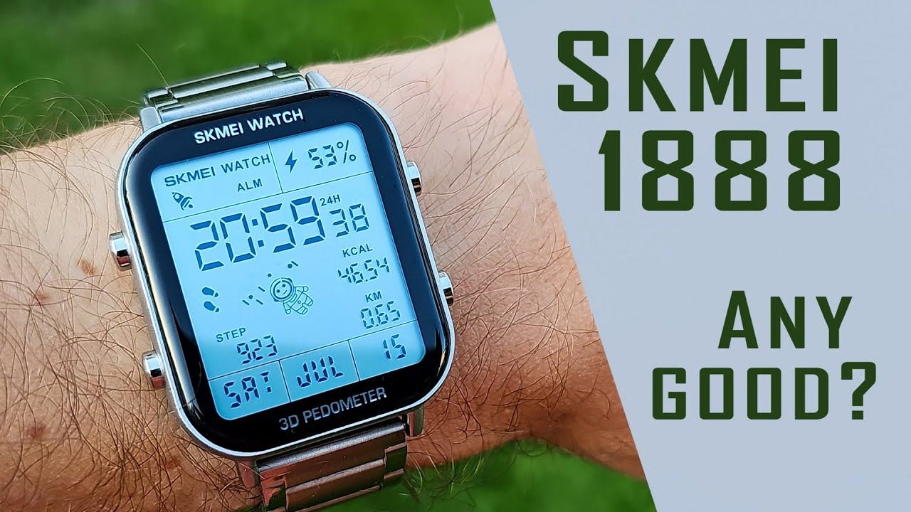 Skmei 1888 Digital Watch With Step Counter. Can The Battery Be Replaced? #skmei #gedmislaguna