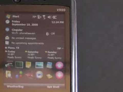 E-TEN Glofiish V900 Windows Mobile Phone Review смотреть онлайн