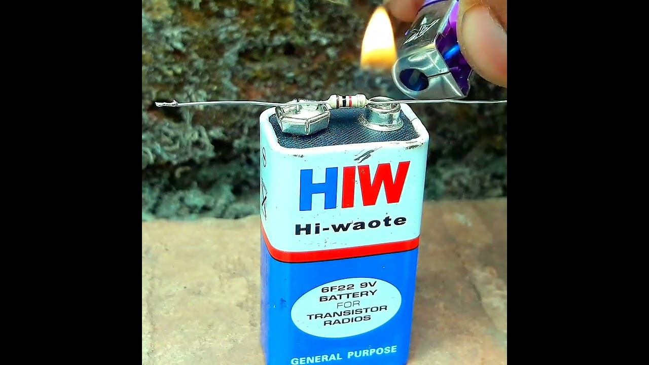 [new] TOP hw 9v battery magic electronics experiment смотреть онлайн