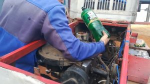 Замена помпы на двигателе от ваз 11113