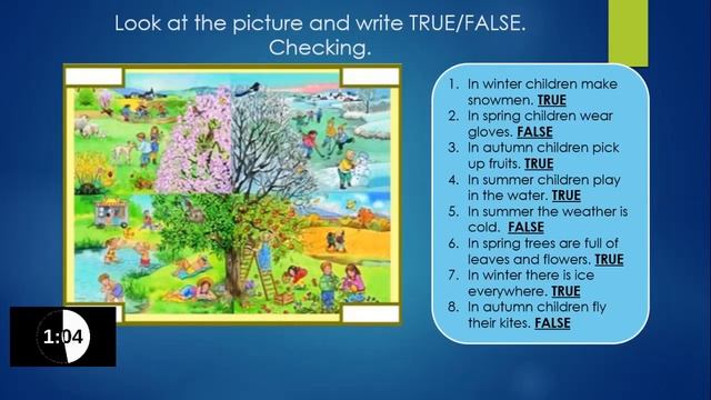 Ким К.A., №40 гимназиясының ағылшын тілі пәнінің мұғалімі. 5 сынып, "Seasons, weather,months." смотреть онлайн