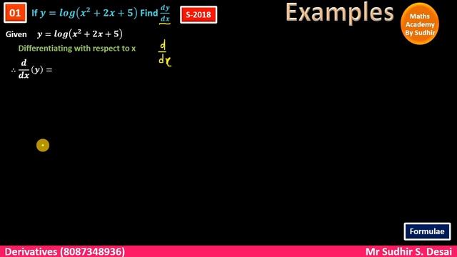 Derivative 05. Chain Rule composite function in Marathi. Solved board examples смотреть онлайн