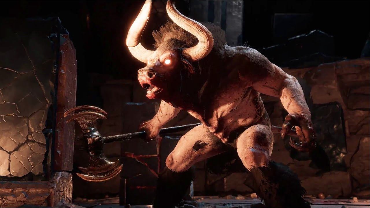 Assassin's Creed Odyssey - Minotaur Boss Fight (MYTHICAL CREATURE) смотреть онлайн