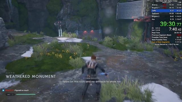 [Former WR] Star Wars Jedi: Fallen Order any% in 1:18:12 (1:18:43 RTA) смотреть онлайн