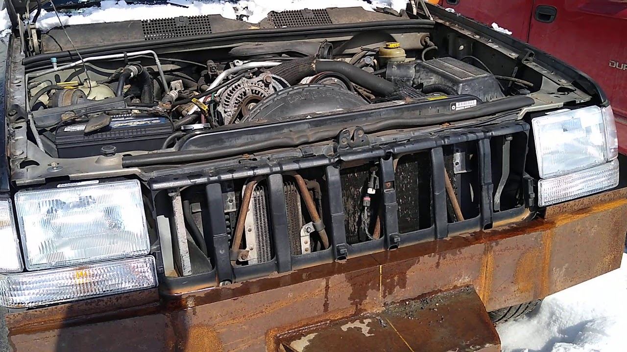 5.2 318 Jeep ZJ Cold Start 20°F (sitting For 2 Months)