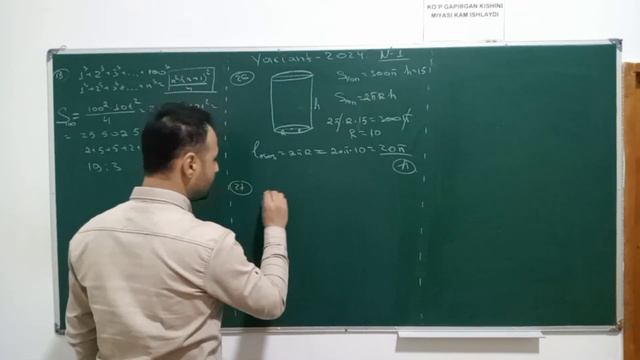 MATEMATIKA-2024 | Variant Tahlil | #3